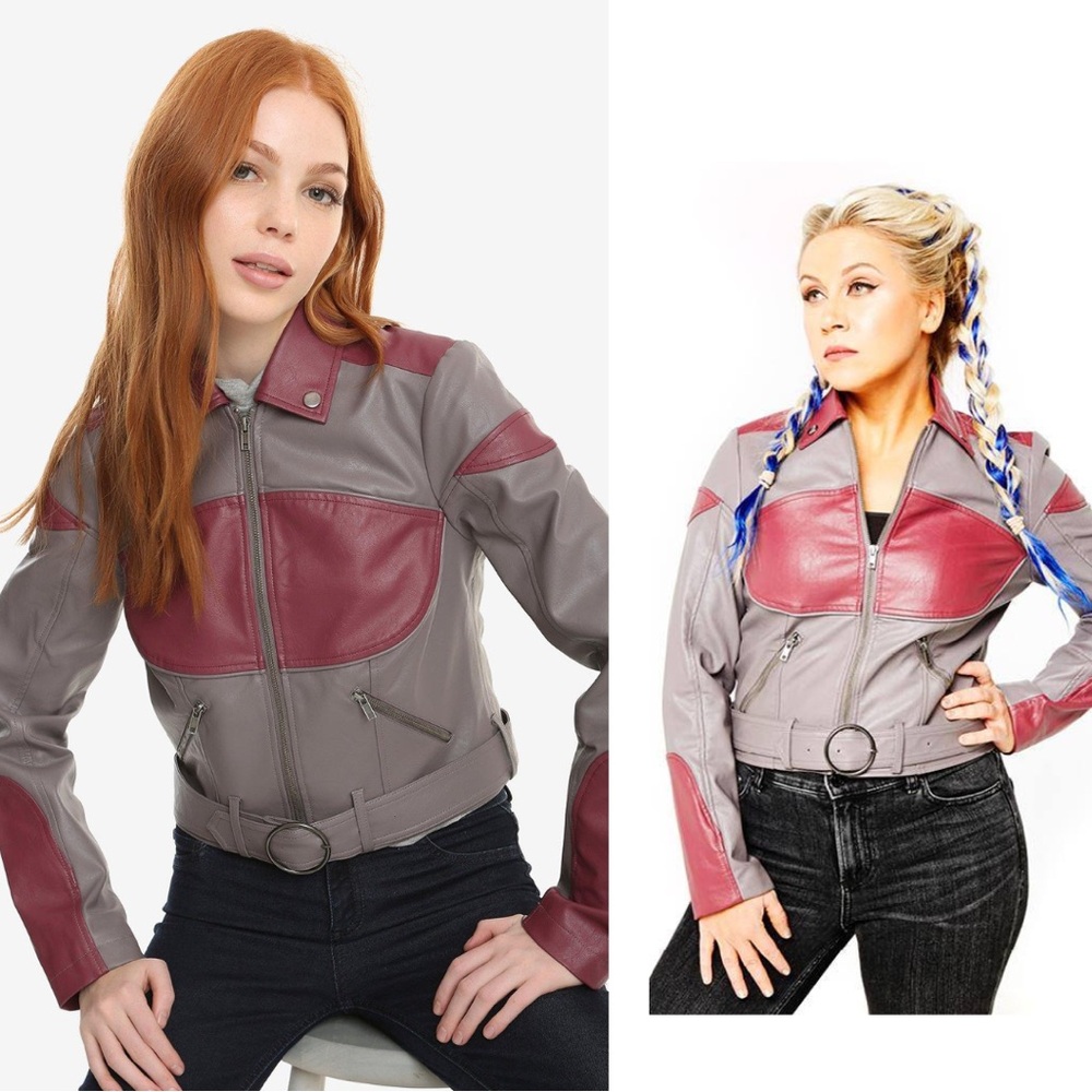 Her Universe Star Wars Rebels Ahsoka Tano Faux Leather Jacket Size Small